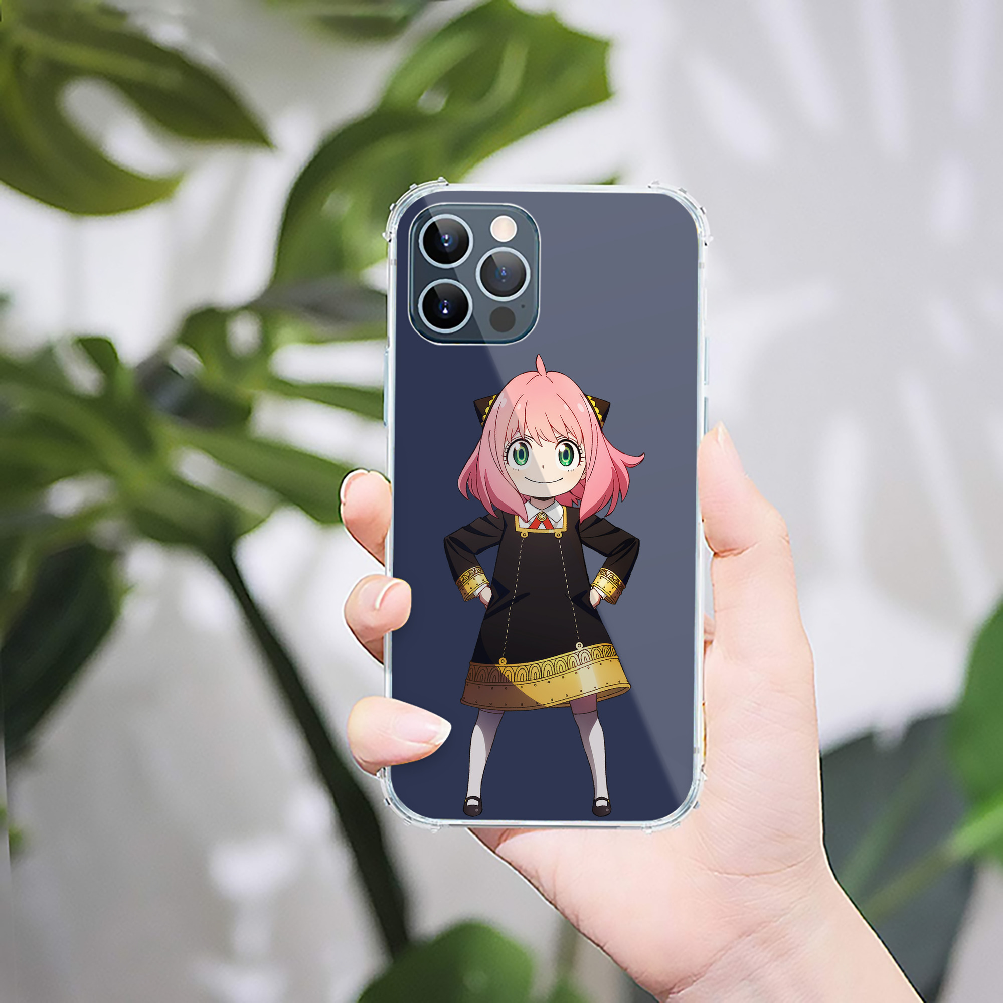 （画像用） SPY×FAMILY间谍家家酒 【iPhone 12シリーズ対応】透明スマホケース（クリアソフトケース）